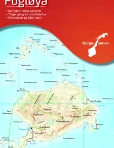 Fugløya 1:50 000 – Kart 10126 i Norges-serien