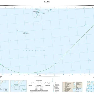 E13 Håøya 1:100 000 – Svalbardkart – Lnr 8844