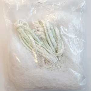 Mistnett, 16mm tynn hvit maske, 12m lengde – Spesialnett småfugl, standard 4 lommer