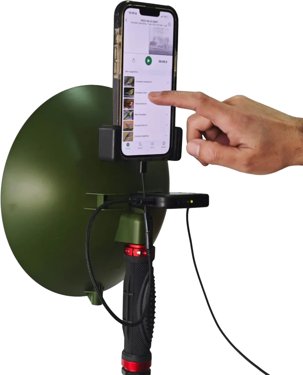 BirdMic PRO Parabolmikrofon kit med audiointerface - Image 7
