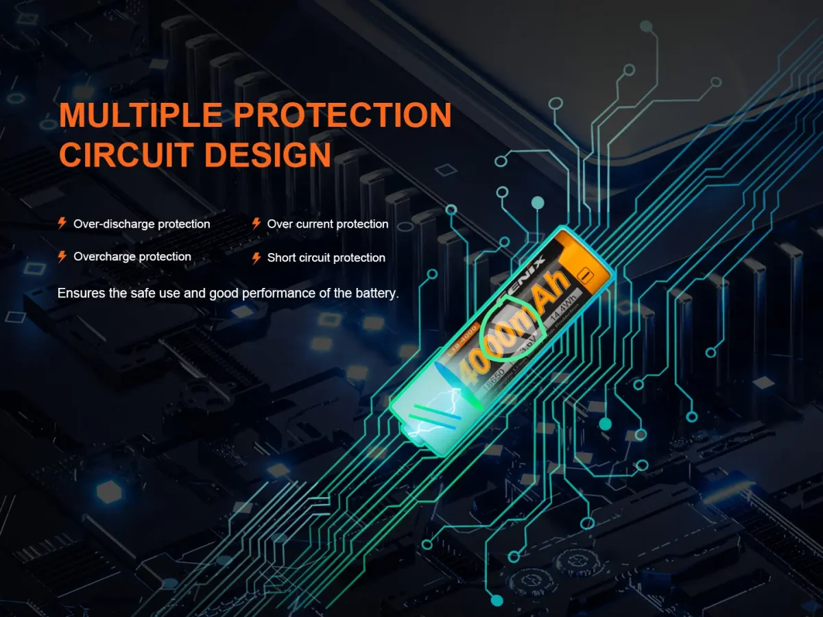 Fenix ARB-L18-4000 18650 Batteri 4000mAh - Image 6