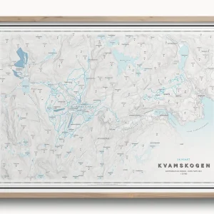 Skikart Kvamskogen