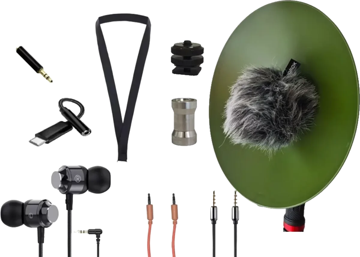 BirdMic PRO Parabolmikrofon kit med audiointerface - Image 2